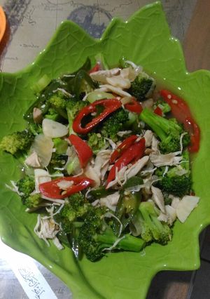 Foto resep Cah Brokoli Ayam