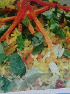 A picture of Vegetables Pilau.