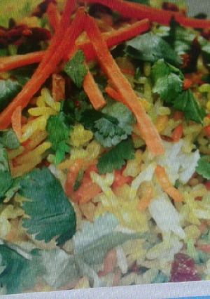 A picture of Vegetables Pilau.