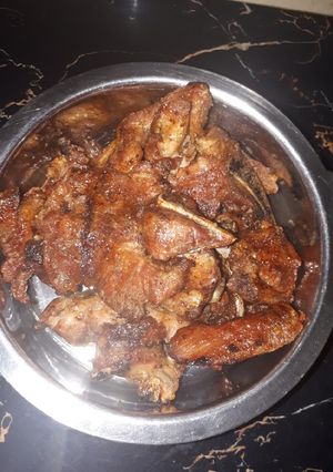 A picture of Oven roasted pork.