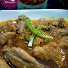 A picture of Chicken Mughlai Qorma.