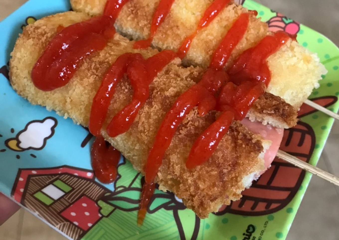 Corndog Mozarella Simpel