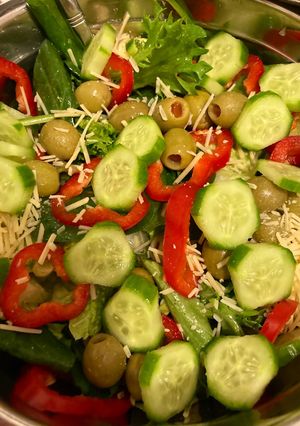 Φωτογραφία της συνταγής Σαλάτα 🥗 με κόκκινη πιπεριά 🌶