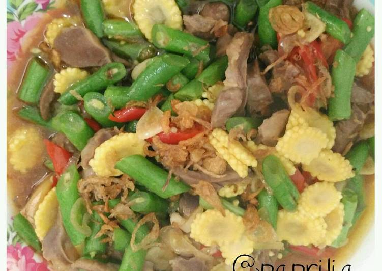 Resep Oseng Ati Ampela Buncis Lezat