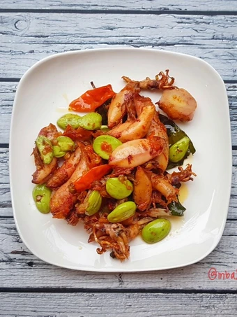 Easy Way Make Sambel Cumi Asin Pete the So Delicious So Delicious