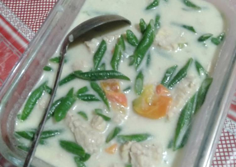 Kotok kacang panjang mix tempe