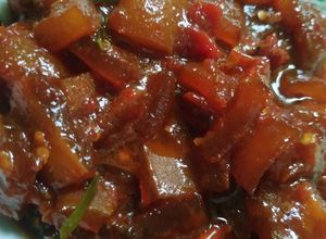Foto resep Oseng Cecek Pedas Manis