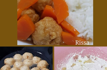 Cara Memasak Bola udang ayam asam manis Ekonomis Untuk Dijual
