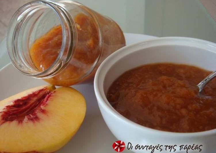 Recipe of Any-night-of-the-week The different peach jam