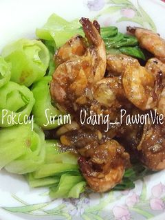 Foto resep Pokcoy Siram Udang Simpel