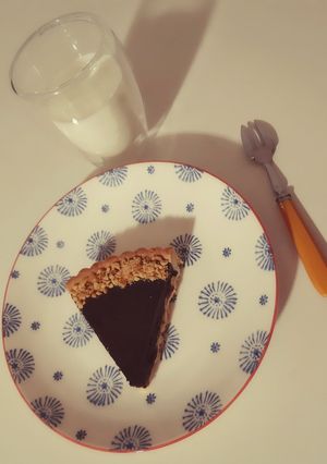 Une photo de Tarte chocolat caramel 😋