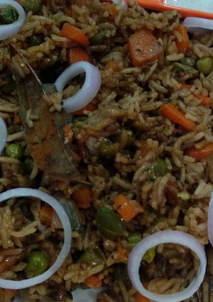 A picture of Dum Biryani.