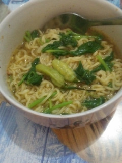 Foto resep Mie sedap soto bayam