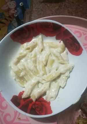 صورة لوصفة مكرونه بالوايت صوص دايت