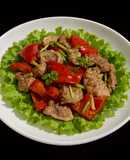 SP.1027 - Thăn Heo Xào Ớt Chuông Đỏ