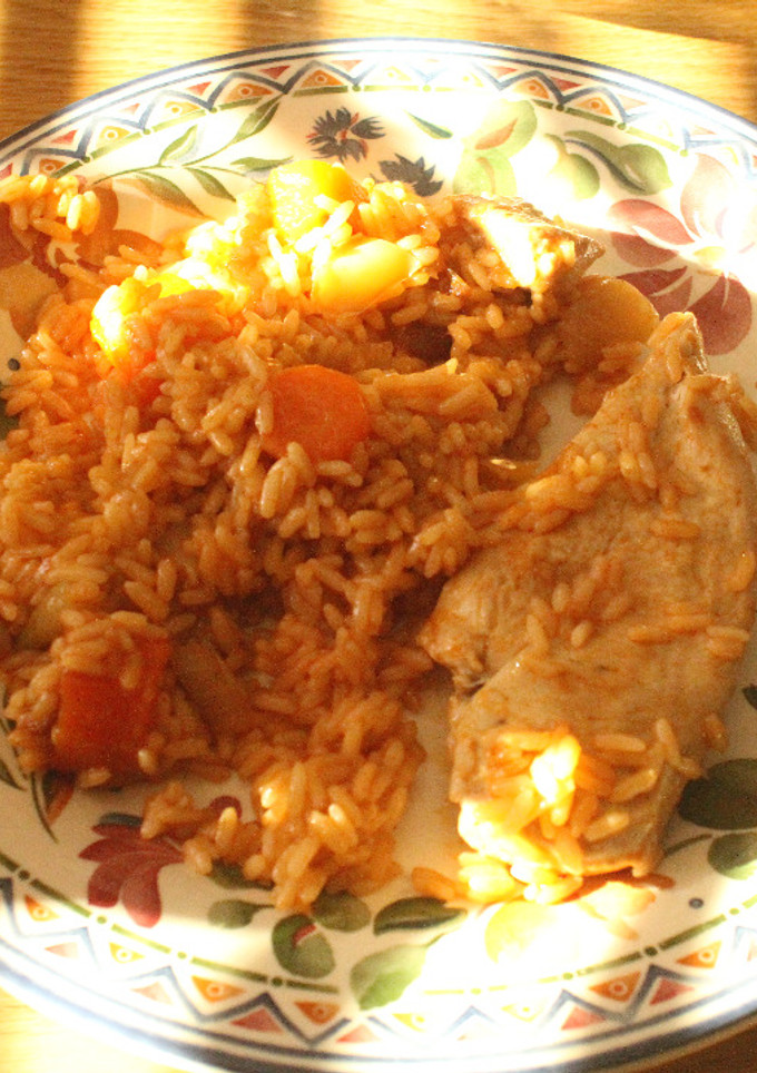 Una foto de Fileets de pollo arroceados