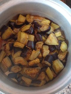 صورة لوصفة سلطة الباذنجان المقلي 🍆