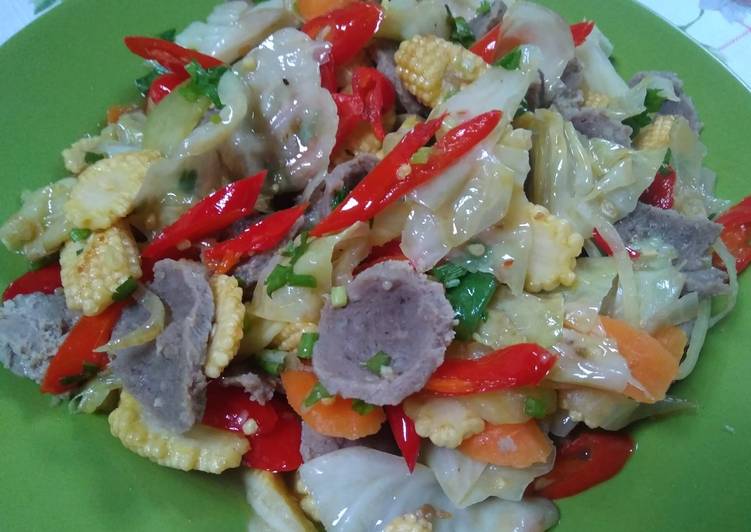 Resep Capcay Kuah Sapi Lezat