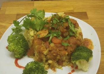Without Fail Making Recipe Mofongo Volcano wPollo Guisado Chicken Stew Delicious Perfect