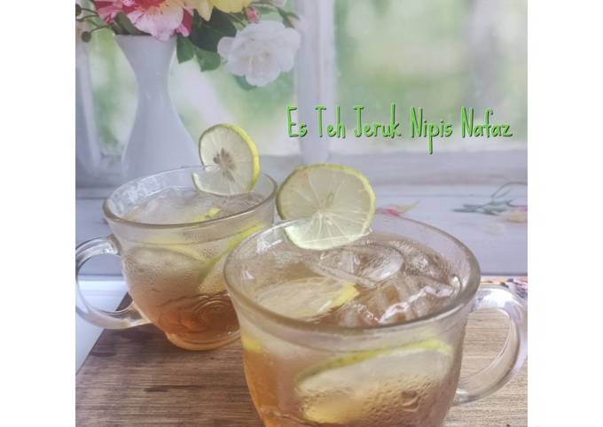 Resep Es Teh Jeruk Nipis Anti Gagal