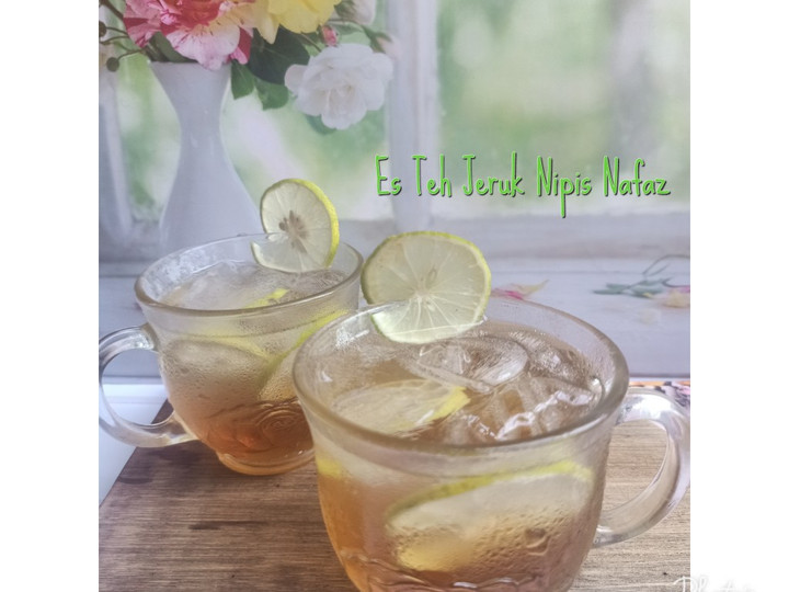 Resep Es Teh Jeruk Nipis Anti Gagal