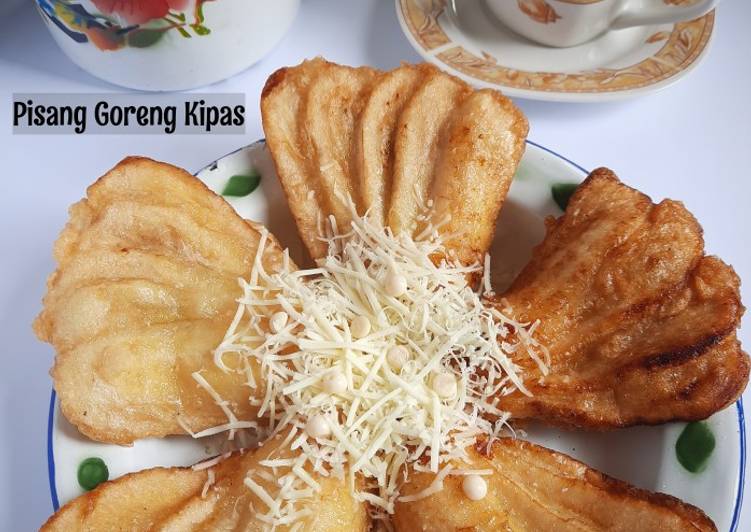 Resep Baru Pisang Goreng Kipas Praktis Enak