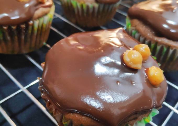 Recipe of Homemade Chocolate Peanut butter Cupcakes