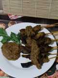 Sate jando bumbu kacang