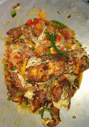 Foto resep Kakap asem manis pedas