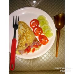 A picture of #Veggie Omelette.