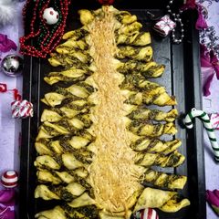 Christmas Tree Bread A picture of Christmas Tree Bread.