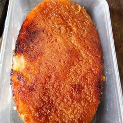 A picture of My Homemade Cassava Cake.