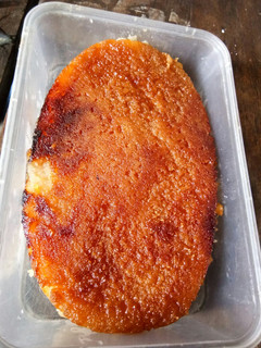 A picture of My Homemade Cassava Cake.