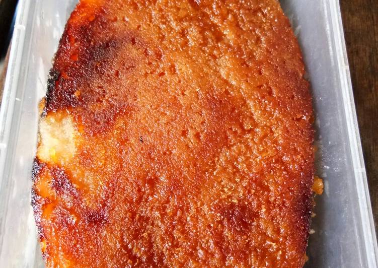 Steps to Make Any-night-of-the-week My Homemade Cassava Cake