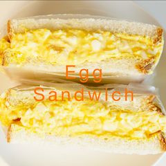 A picture of Homemade Japanese Convenience Store Style Egg Sandwich 🥚🥪.