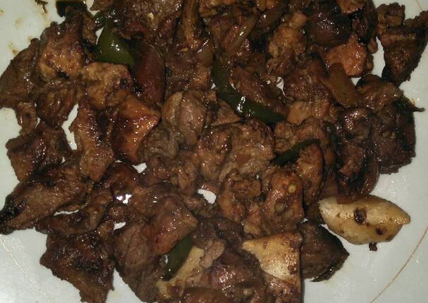 Fried pork