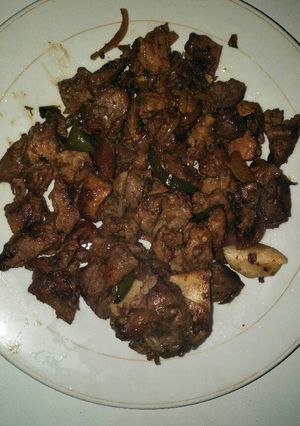 A picture of Fried pork.