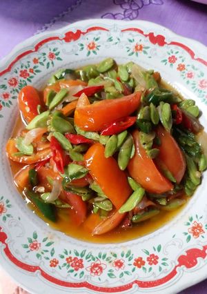 Foto resep Tumis sambal pete