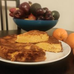 Banana flour orange cake A picture of Banana flour orange cake.