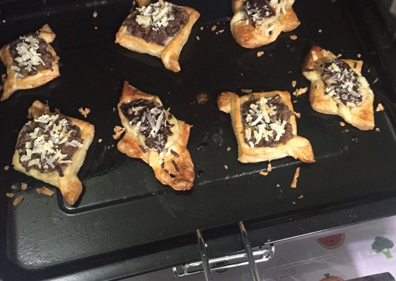 Beef and Choco Banana Pastry