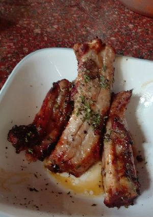Una foto de Costillas de Cerdo a la Cerveza