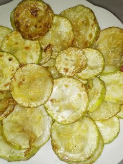 صورة لوصفة قرع اخضر مقلي