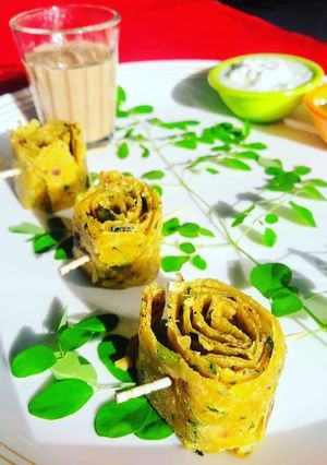A picture of Moringa Thepla.