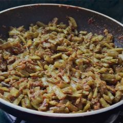 A picture of Masala Gwar/Guar ki fhali ki bhaji.