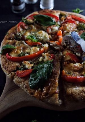 Foto resep Kulit Pizza Gandum