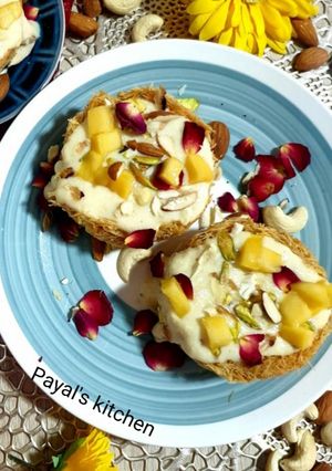 સેવૈયા મેંગો રબડી કટોરી (Sevaiya Mango Rabdi Katori Recipe In Gujarati) રેસીપી મુખ્ય ફોટો