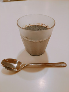 A picture of Japanese Sesame Pudding.