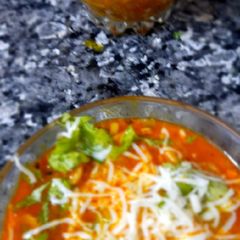 A picture of Soupy noodles.