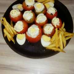 Una foto de Tomates Rellenos