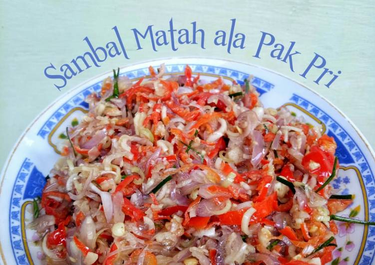 Langkah Mudah untuk Membuat Sambal Matah yang Menggugah Selera